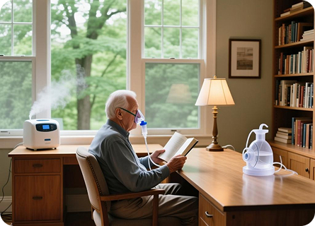 Home care for elderly or COPD patients.