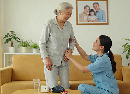 Home care for elderly or COPD patients.
